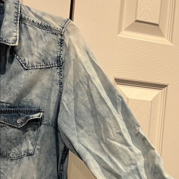 JW Signature Blue Denim shirt dress - Picture 5 of 12